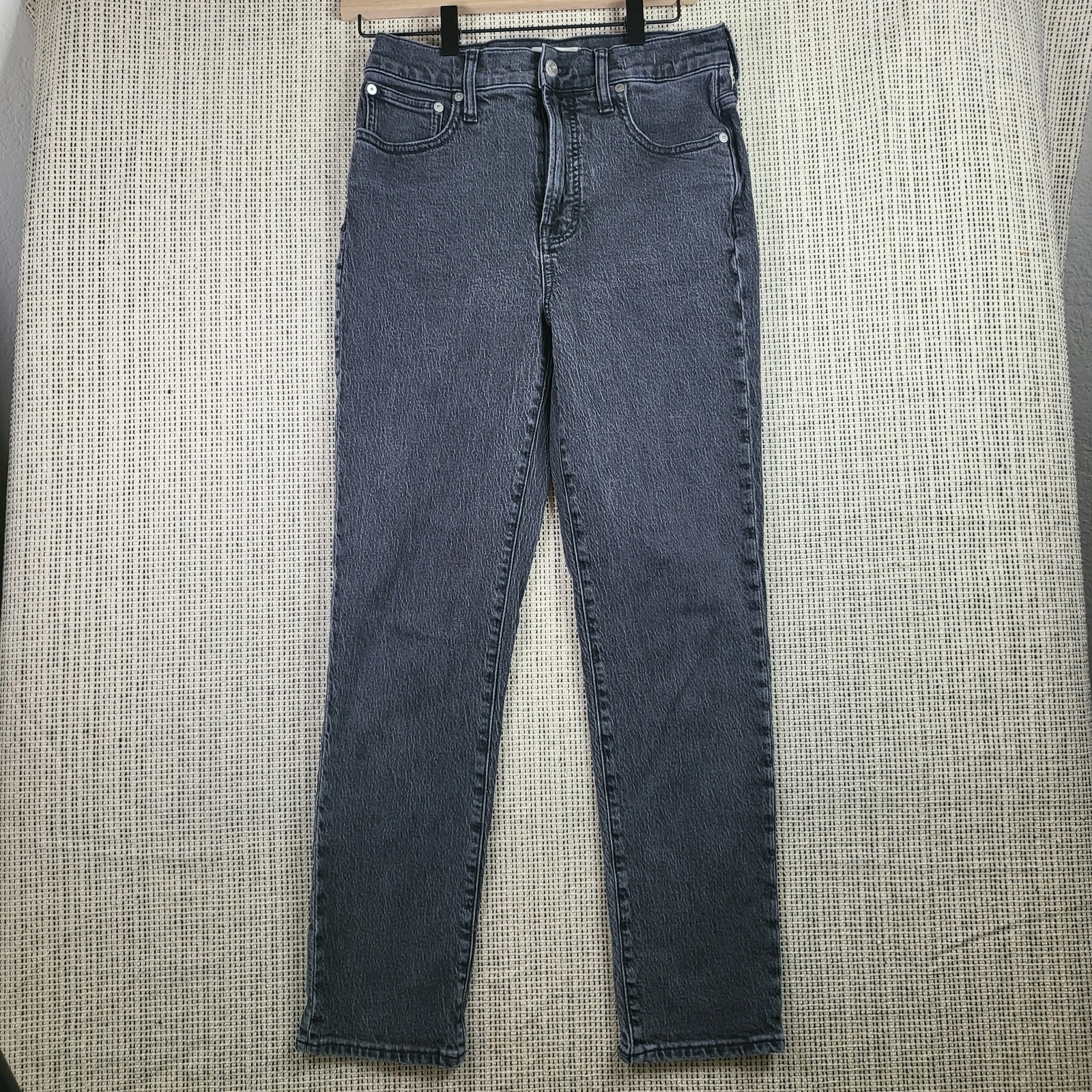 Madewell Jeans Womens 26 Black The Perfect Vintage Jean High Rise Slim Stretch